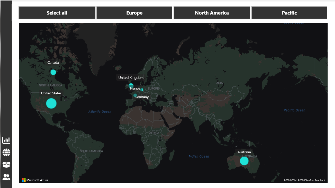 Geographic Sales Map